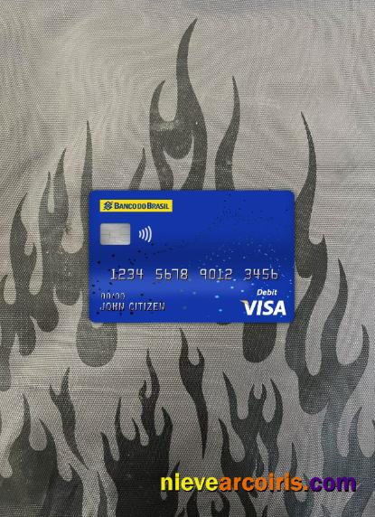 Brazil banco do brasil bank visa debit card photolook
